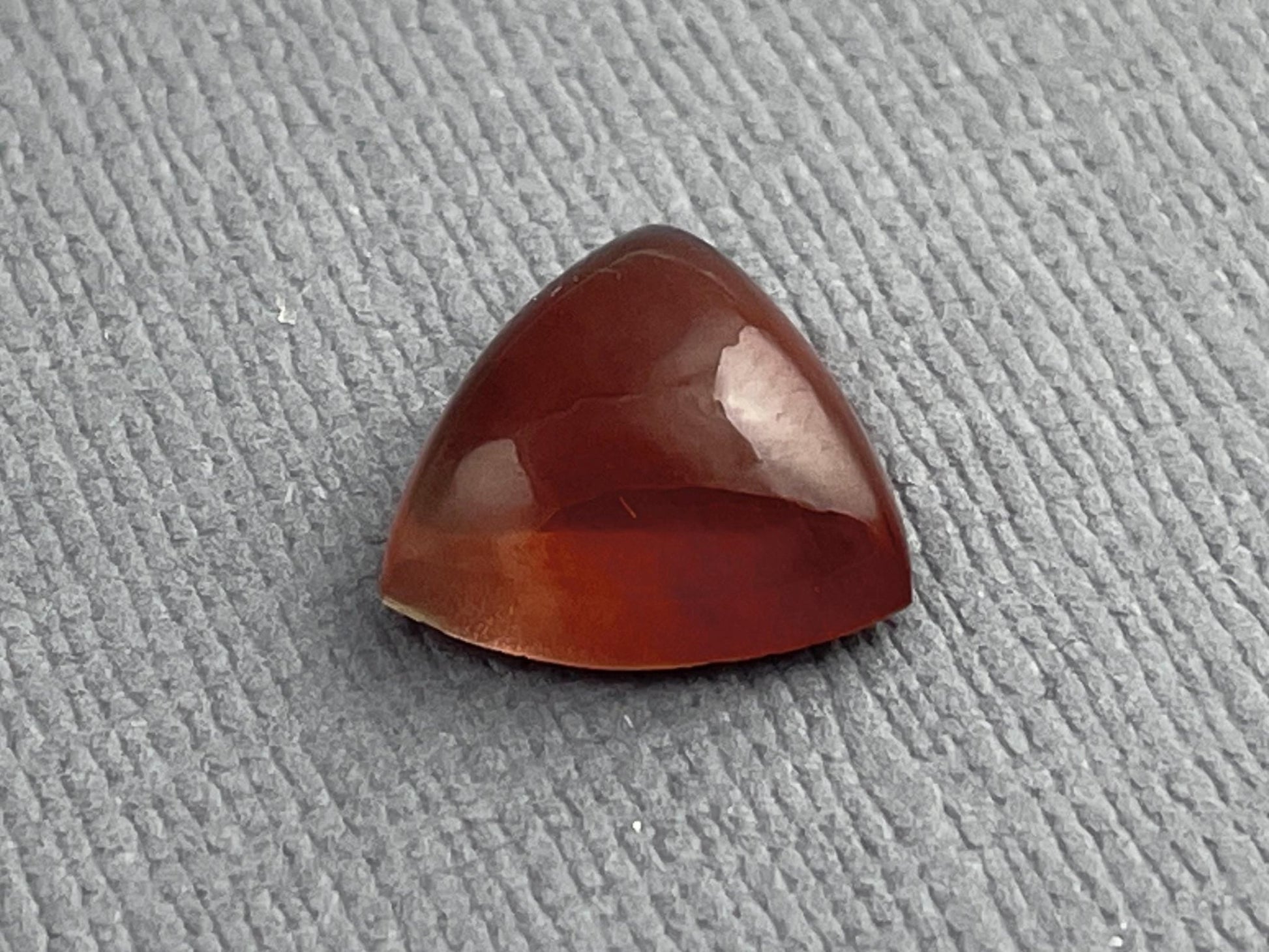 11mm Oregon Sunstone | Triangle Cabochon | Natural American Gemstone | OSC281 - Oregon Sunstone - Gem Enthusiast