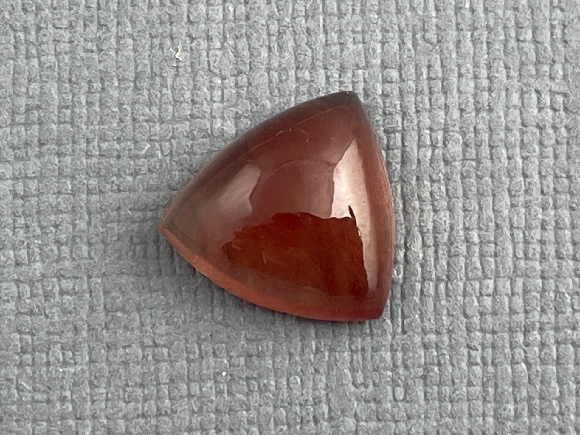 11mm Oregon Sunstone | Triangle Cabochon | Natural American Gemstone | OSC281 - Oregon Sunstone - Gem Enthusiast