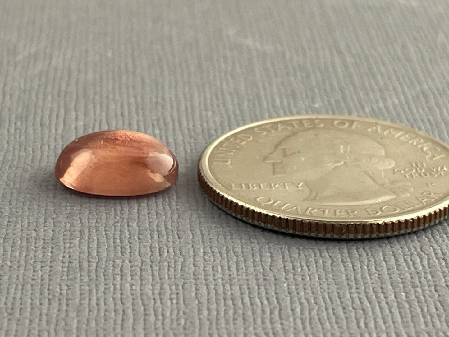 11x8 Red Oregon Sunstone Oval Cabochon | Schiller | 3.1 carats | OSC272 - Oregon Sunstone - Gem Enthusiast