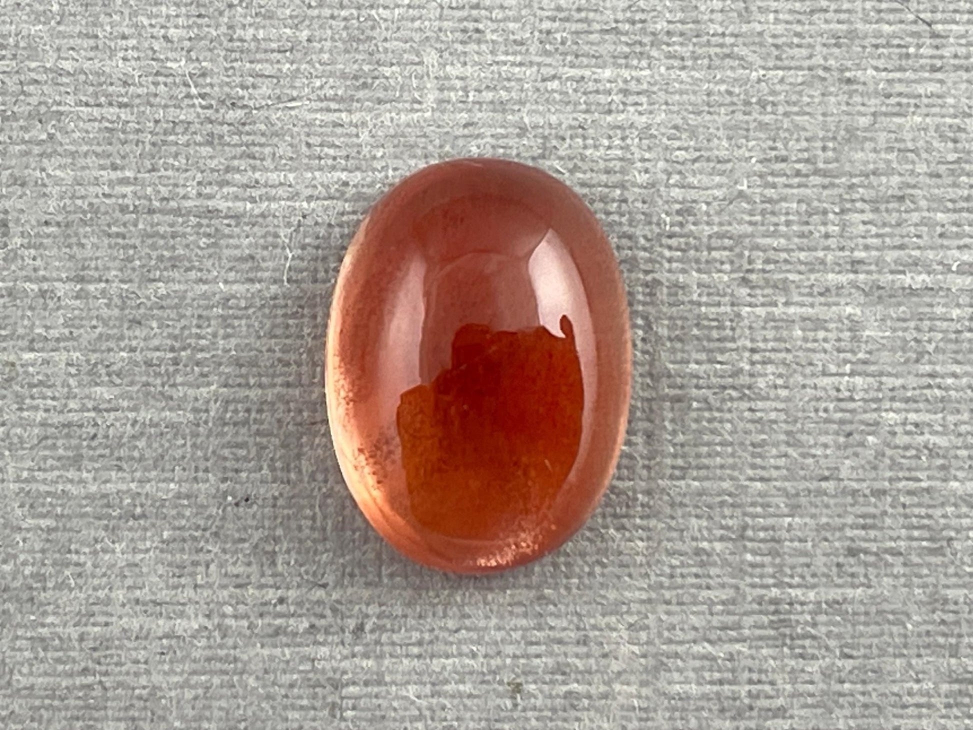 11x8 Red Oregon Sunstone Oval Cabochon | Schiller | 3.3 carats | OSC267 - Oregon Sunstone - Gem Enthusiast