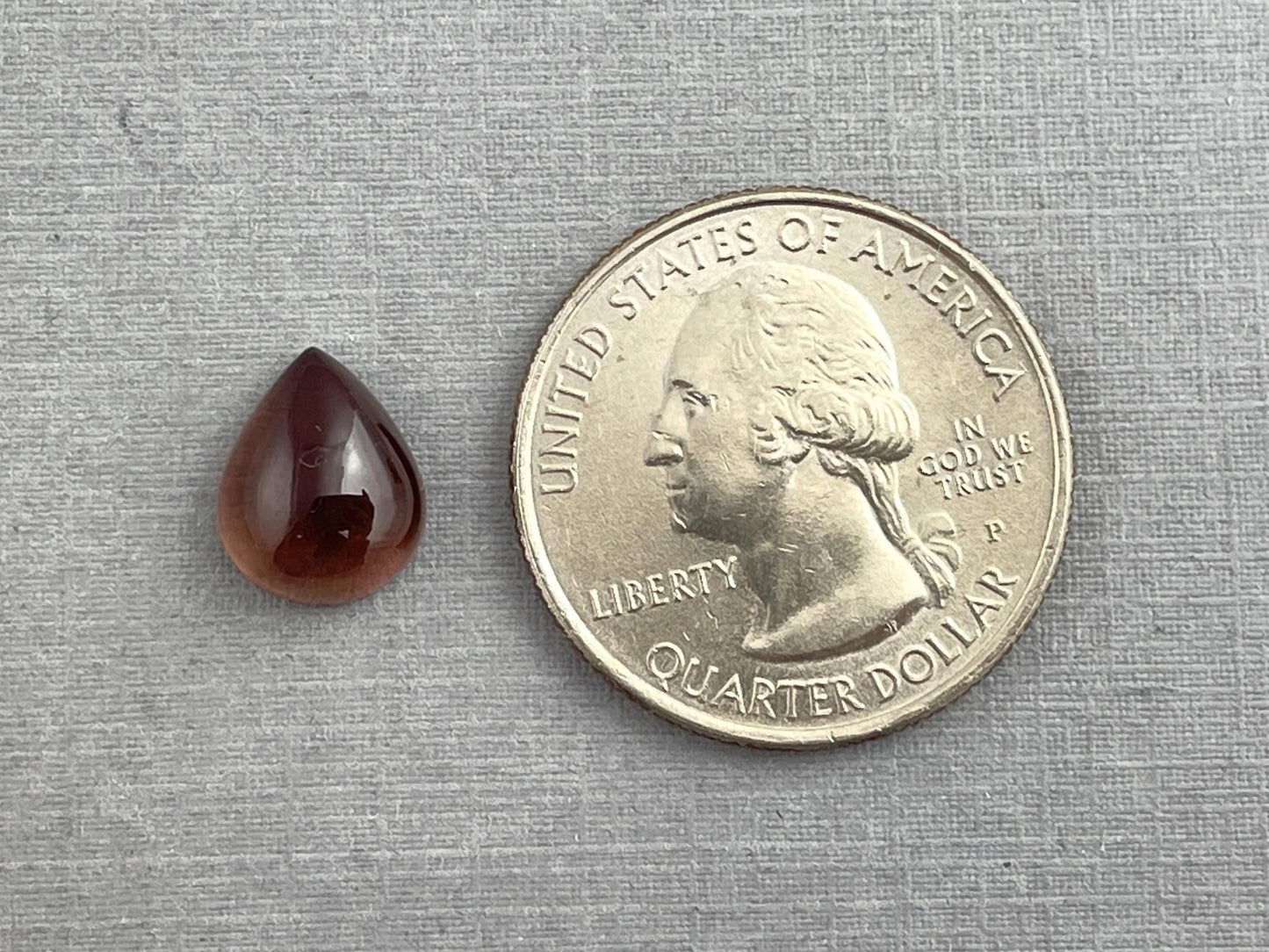 11x9 Oregon Sunstones Pear Cabochon | Beautiful Schiller! | 3.42 carats | OSC292 - Oregon Sunstone - Gem Enthusiast