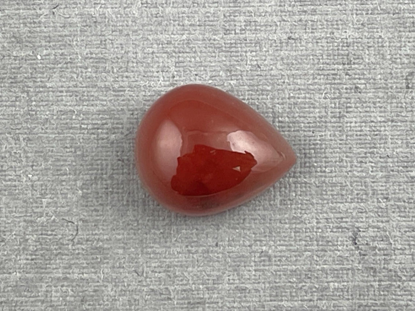 11x9 Oregon Sunstones Pear Cabochon | Beautiful Schiller! | 3.83 carats | OSC289 - Oregon Sunstone - Gem Enthusiast