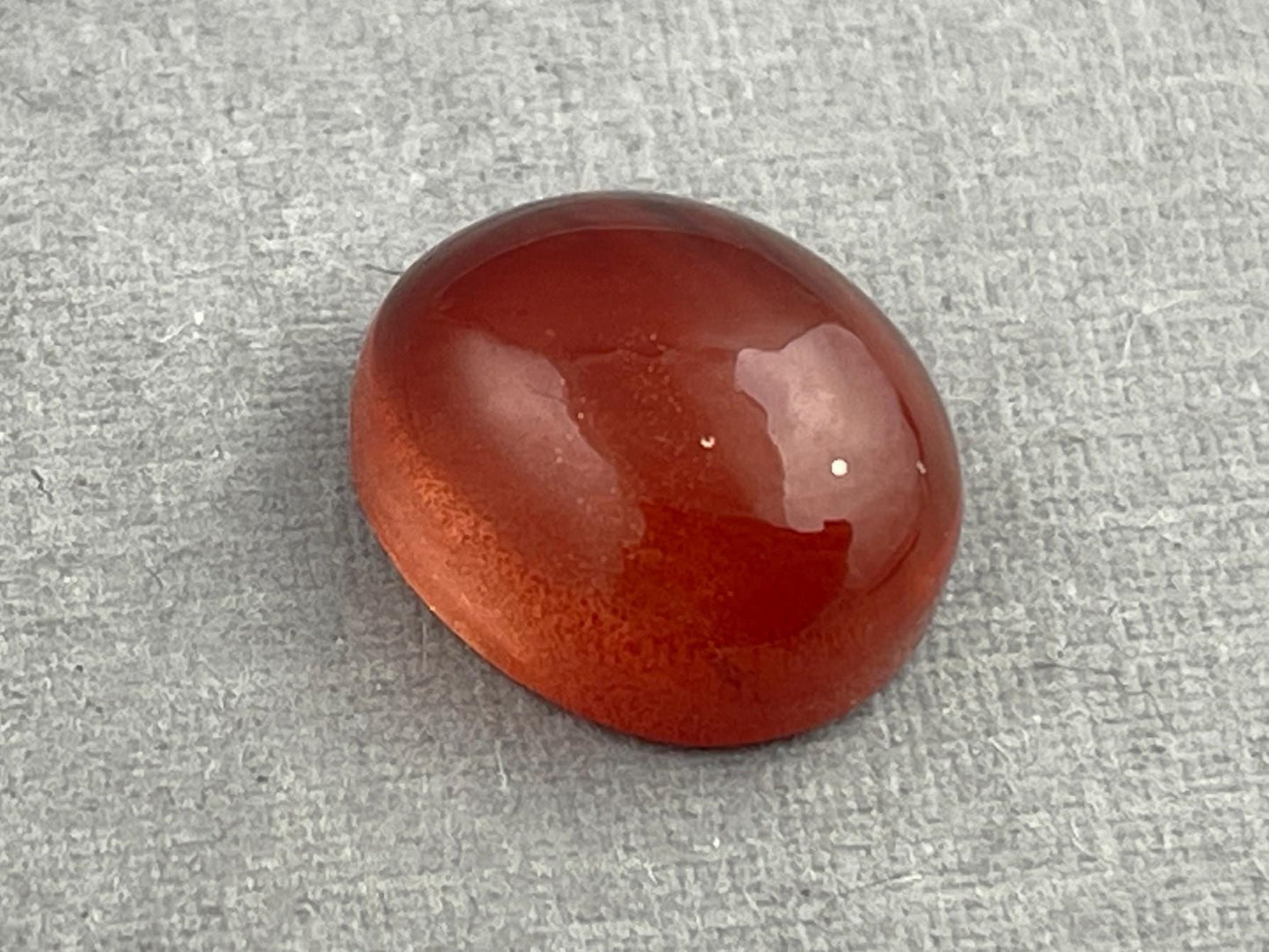 11x9 Red Oregon Sunstone Oval Cabochon | Schiller | 4.43 carats | OSC258 - Oregon Sunstone - Gem Enthusiast