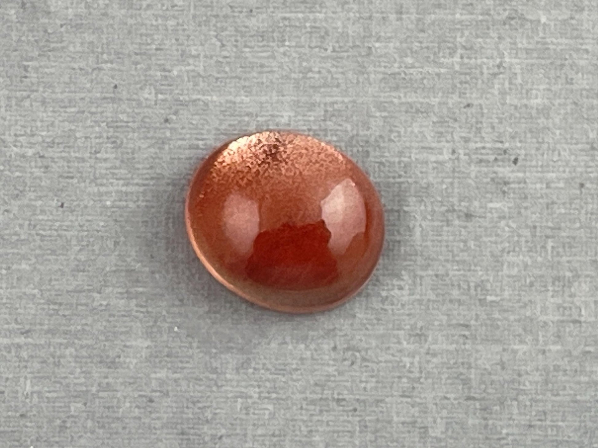 13x11 LARGE Oregon Sunstone Oval Cabochon | Schiller | 6.34 carats | OSC297 - Oregon Sunstone - Gem Enthusiast