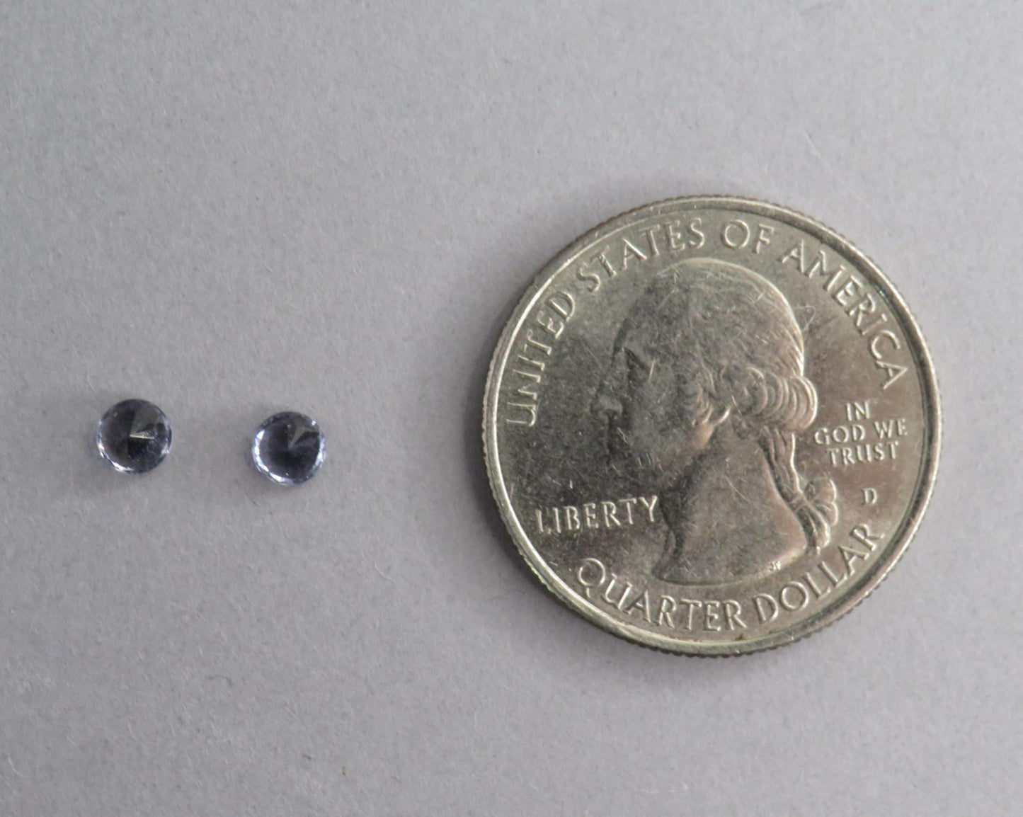 3.8mm Spinel Faceted Round Pairs | avg 0.57ct | Sold Per Pair | Okkampitiya, Sri Lanka | SL127 - Gem Enthusiast