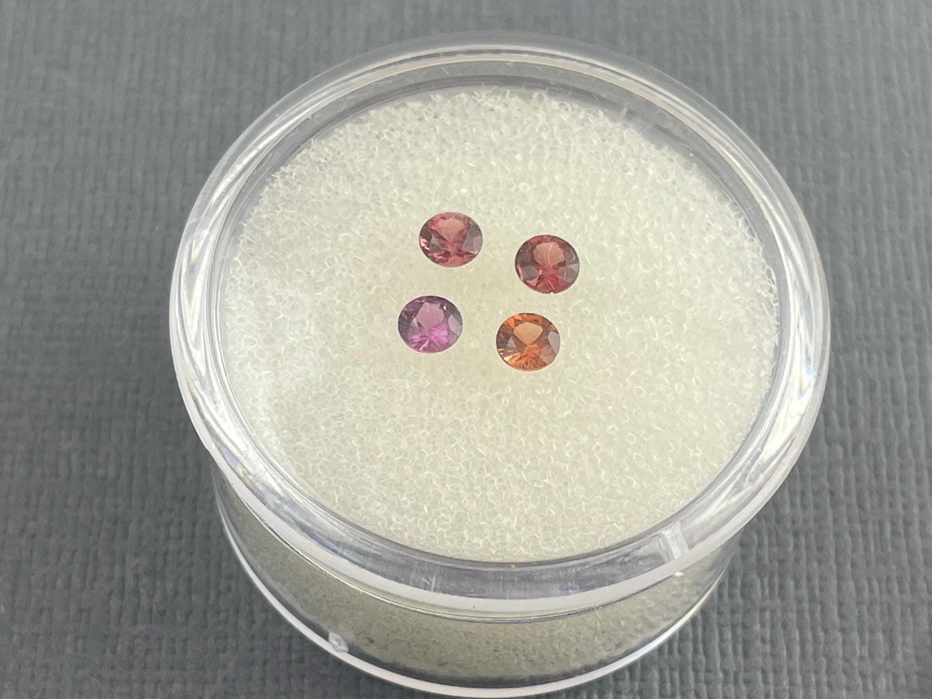 3mm Anthill Sunset Garnet | Mined in Arizona, USA | Calibrated - Gem Enthusiast