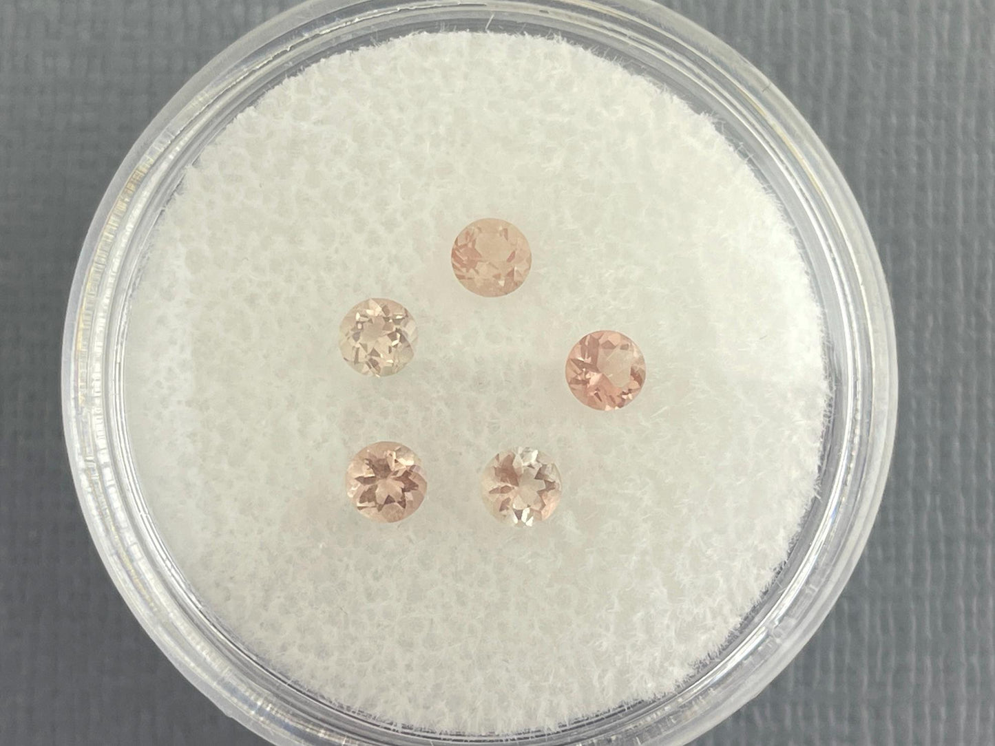 3mm Oregon Sunstones Faceted Round Gemstones | Medium or Light - Gem Enthusiast