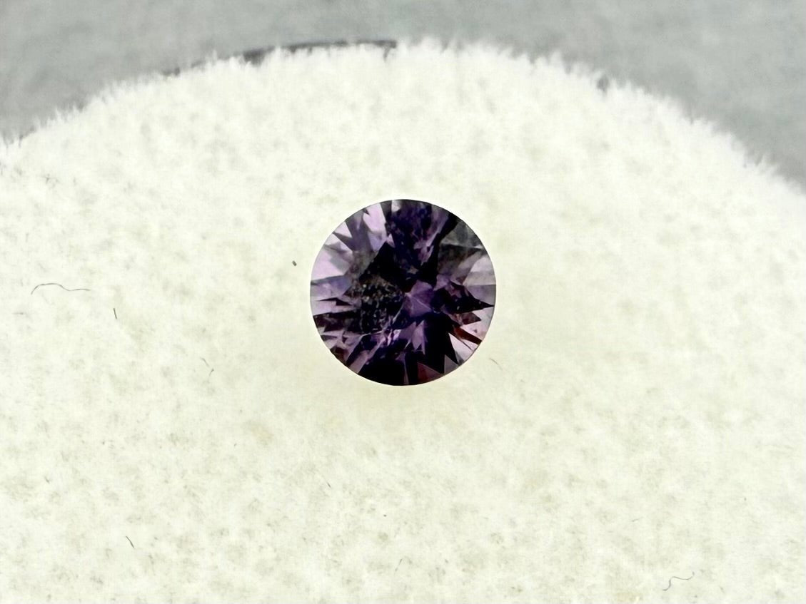 4.5 mm Natural Spinel Faceted Round | Purple Gemstone | SL106 - Spinel - Gem Enthusiast
