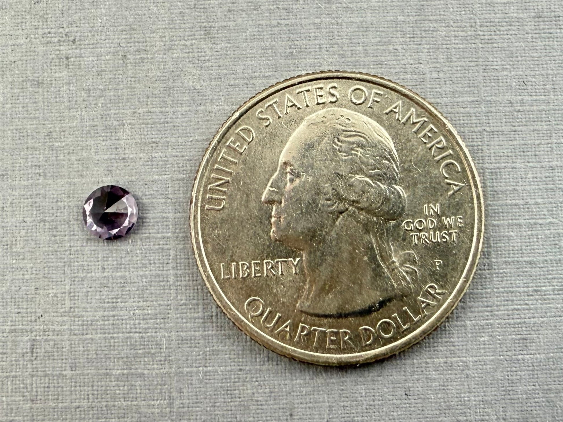 4.5 mm Natural Spinel Faceted Round | Purple Gemstone | SL106 - Spinel - Gem Enthusiast