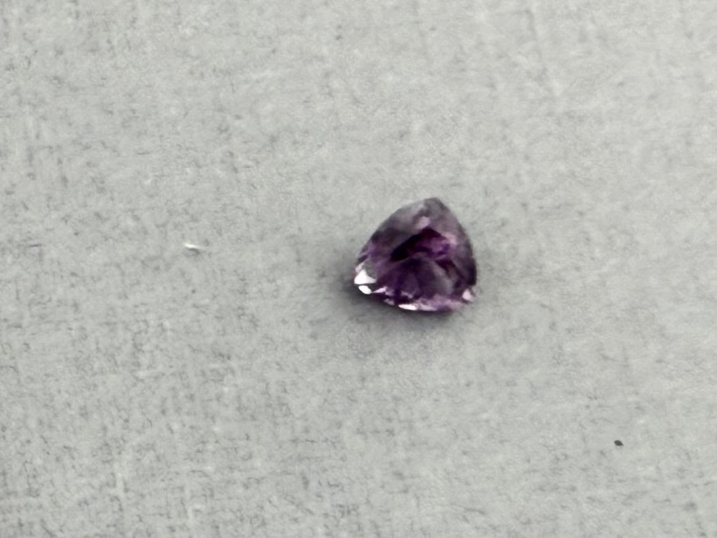 5.5mm Arizona Amethyst Trillion: Ethically Sourced from the Four Peaks Mine - Arizona Amethyst - Gem Enthusiast