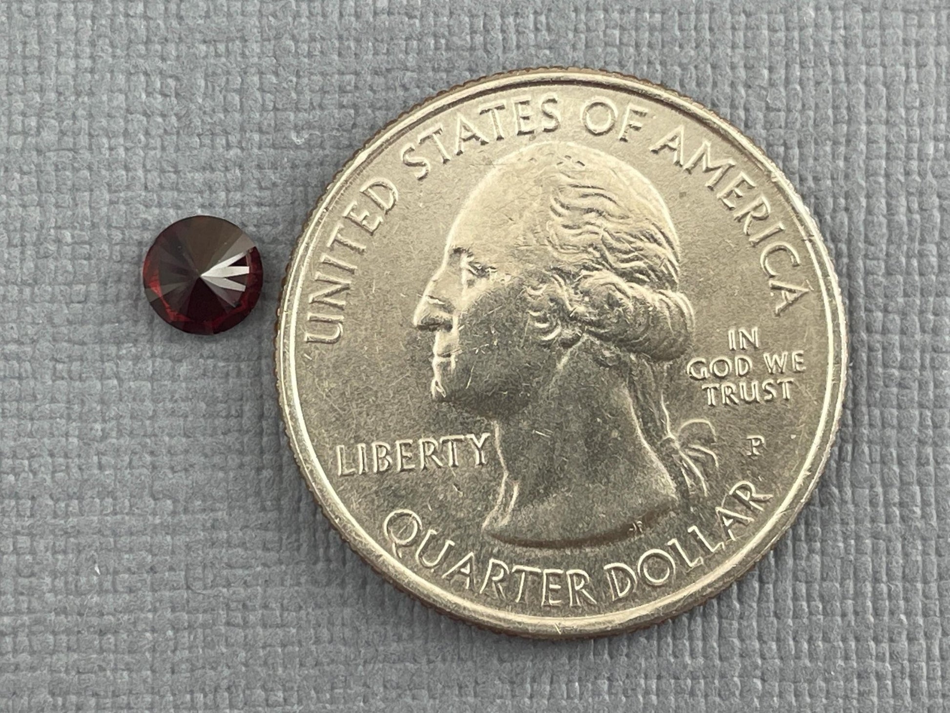 5mm Arizona Anthill Chrome Pyrope Garnet | Loose Round Faceted Gemstone | USA Mined - Gem Enthusiast