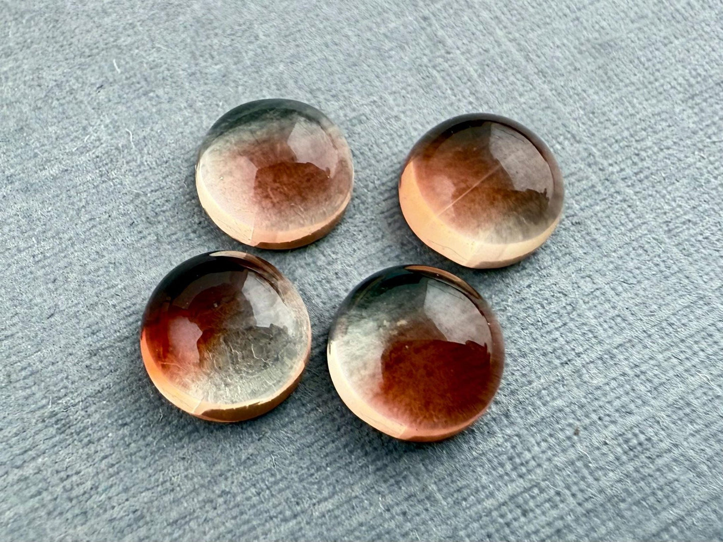 6mm Oregon Sunstones Round Cabochon Lot | 3.6 cts | OSC238 - Gem Enthusiast