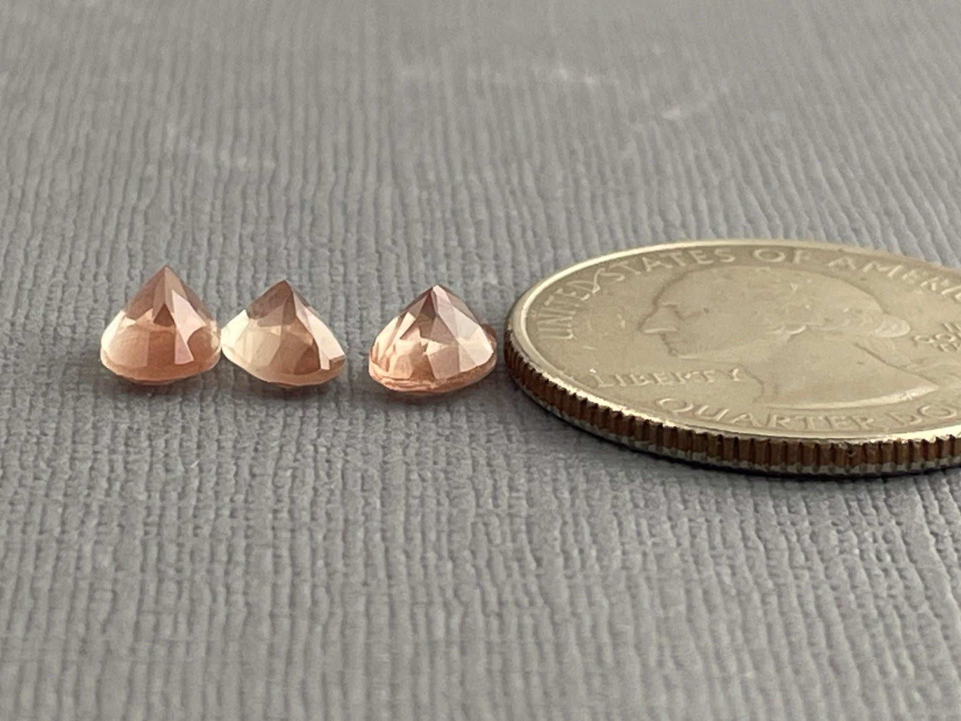 7x5 Oregon Sunstones Oval Trio | 2.48 carats | OSF192 - Gem Enthusiast