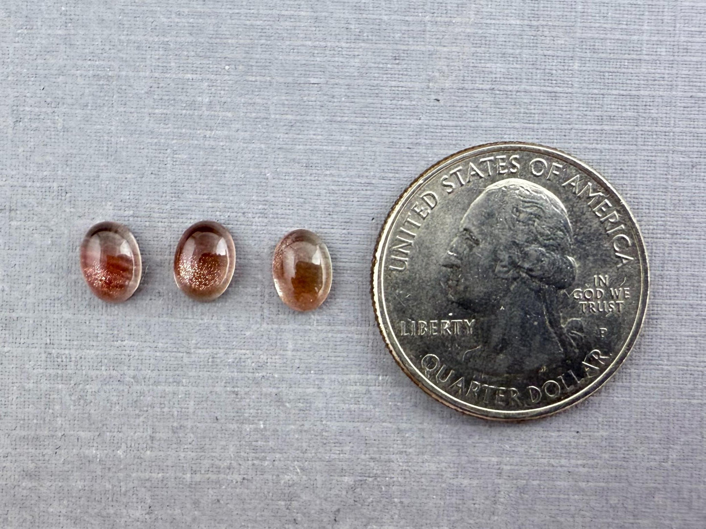 7x5 Schiller Oregon Sunstones Oval Cabochon Lot | Bi - Color | OSC312 - Gem Enthusiast