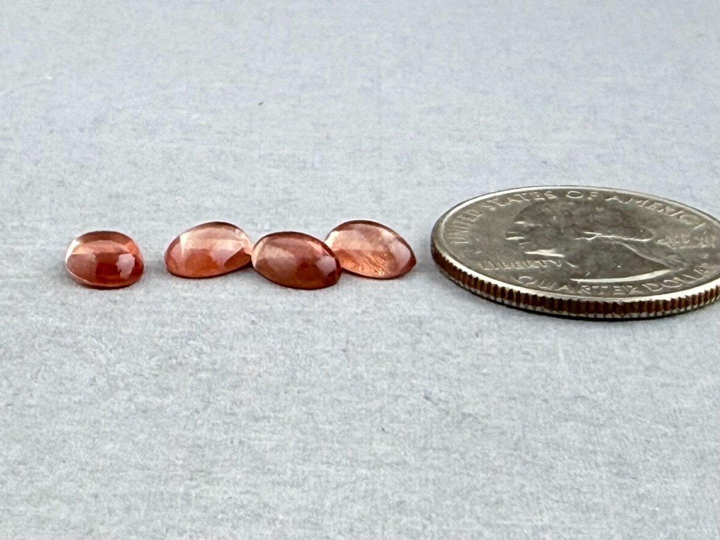 7x5 Schiller Oregon Sunstones Oval Cabochon Lot | OSC311 - Gem Enthusiast