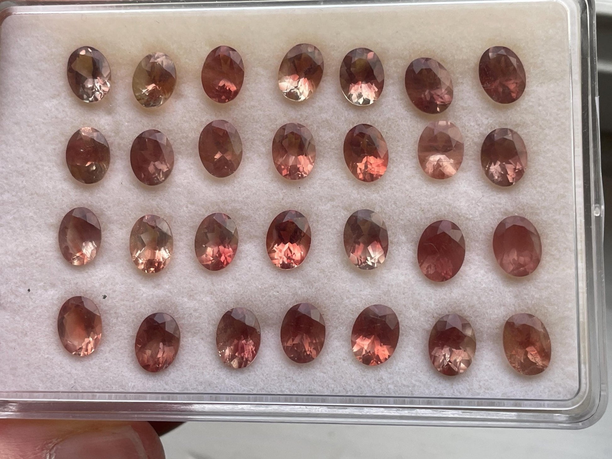 8x6 Oregon Sunstones Faceted Oval Gemstones | Pick Your Own Stone! - Oregon Sunstone - Gem Enthusiast