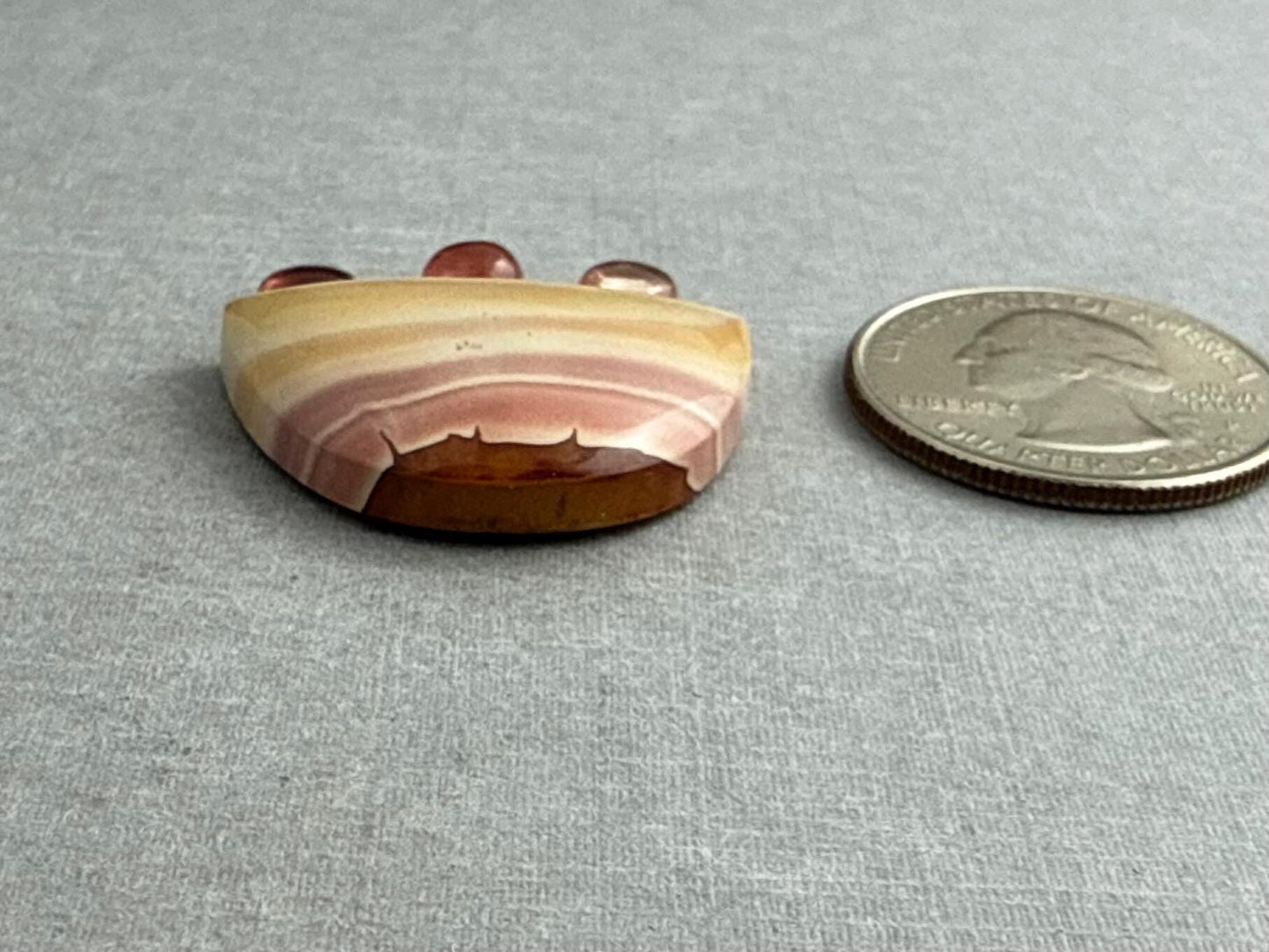 American Gem Set | Dead Camel Jasper, 6mm Oregon Sunstone Set | SET109 - Gem Enthusiast