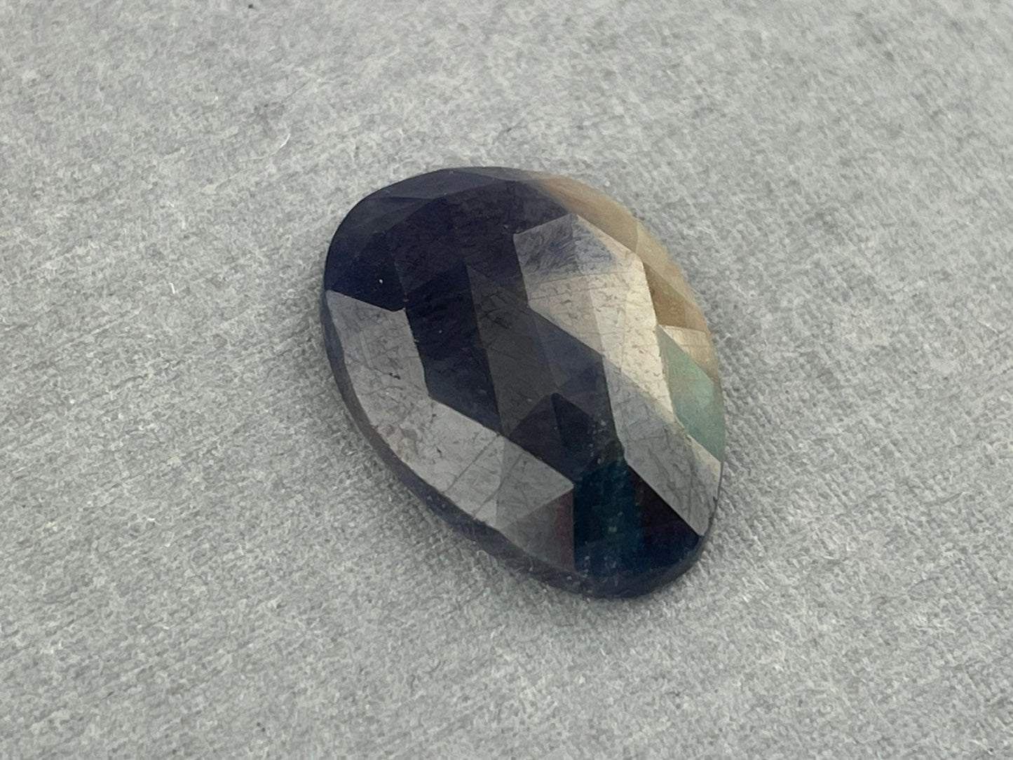 Bicolor Sapphire Rose Cut | Natural Loose Gemstones| 8.85 carats | SBC106 - Sapphire - Gem Enthusiast