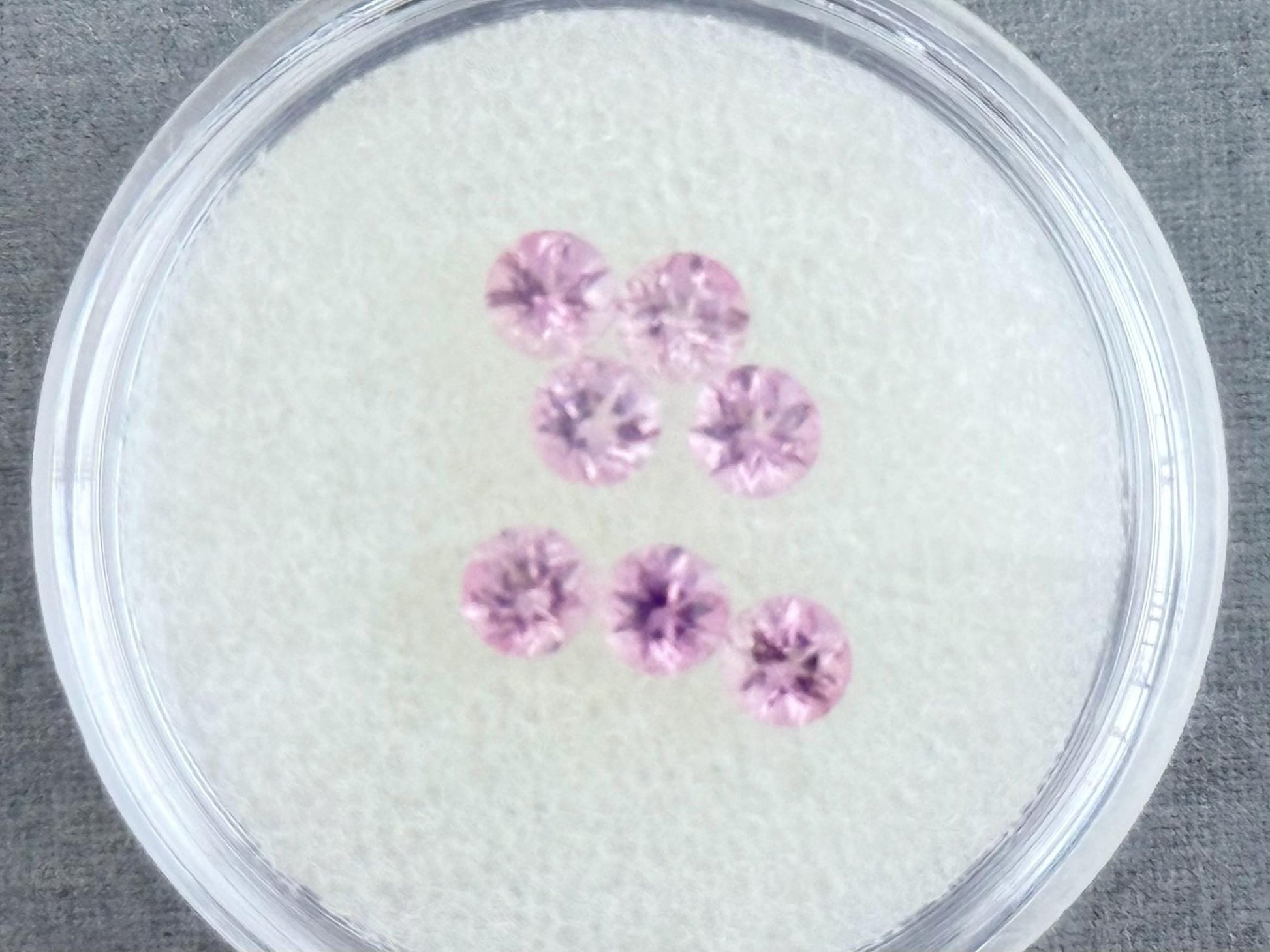 California Pink Tourmaline Round | Natural Gemstone | Calibrated 3.5mm - Gem Enthusiast