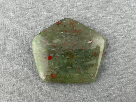 Cherry Orchard Agate | 27x25 mm | Large Natural Loose Cabochon Gemstone | AG250 - Gem Enthusiast