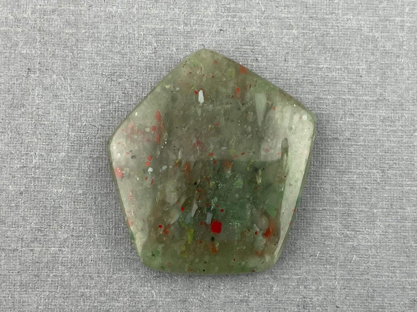 Cherry Orchard Agate | 27x25 mm | Large Natural Loose Cabochon Gemstone | AG250 - Gem Enthusiast