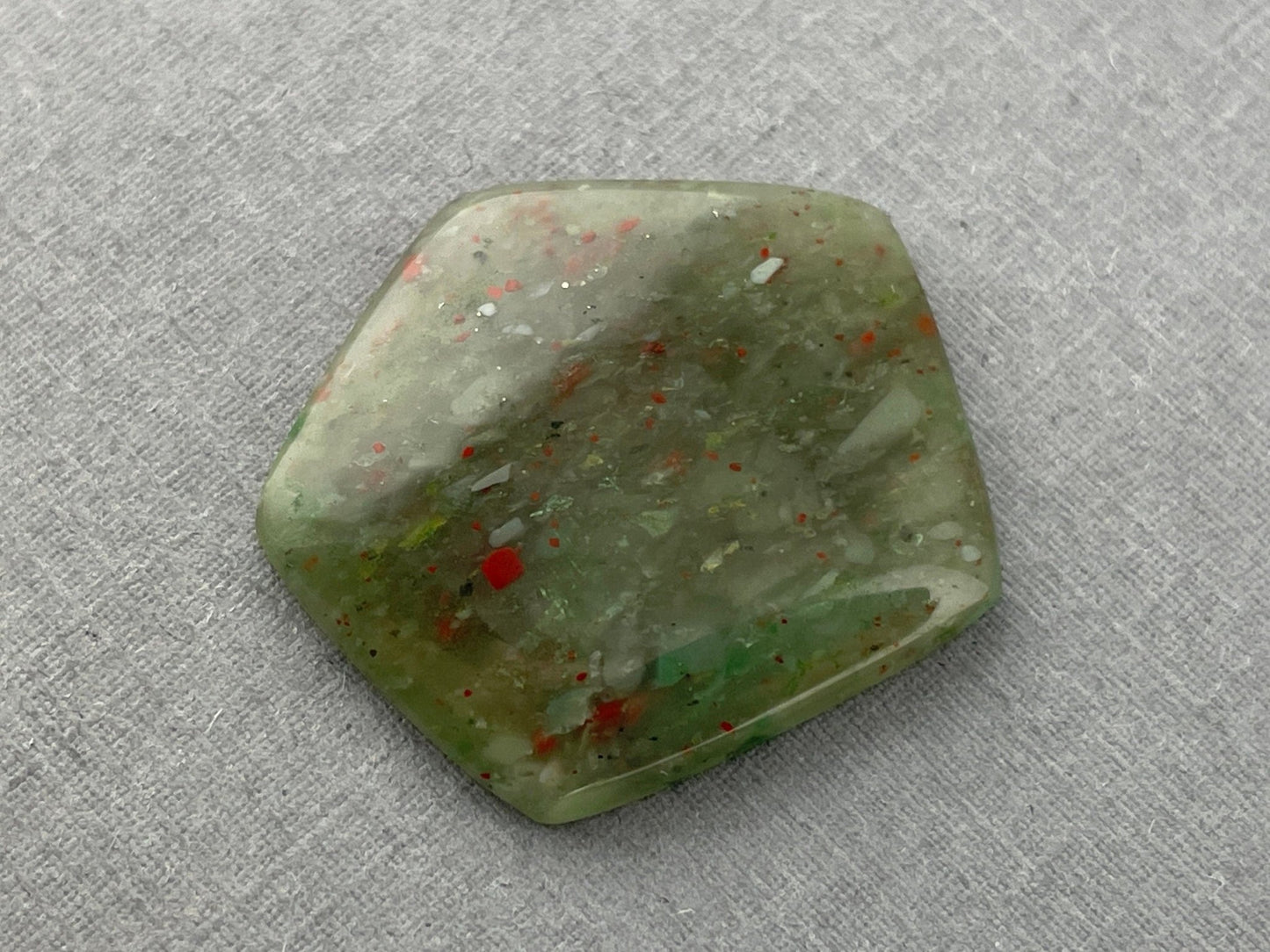 Cherry Orchard Agate | 27x25 mm | Large Natural Loose Cabochon Gemstone | AG250 - Gem Enthusiast