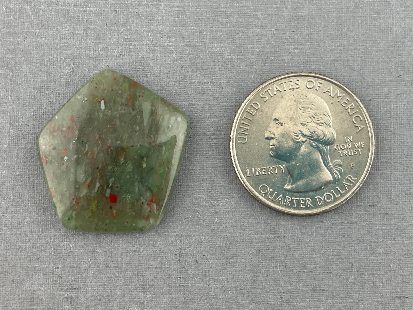 Cherry Orchard Agate | 27x25 mm | Large Natural Loose Cabochon Gemstone | AG250 - Gem Enthusiast