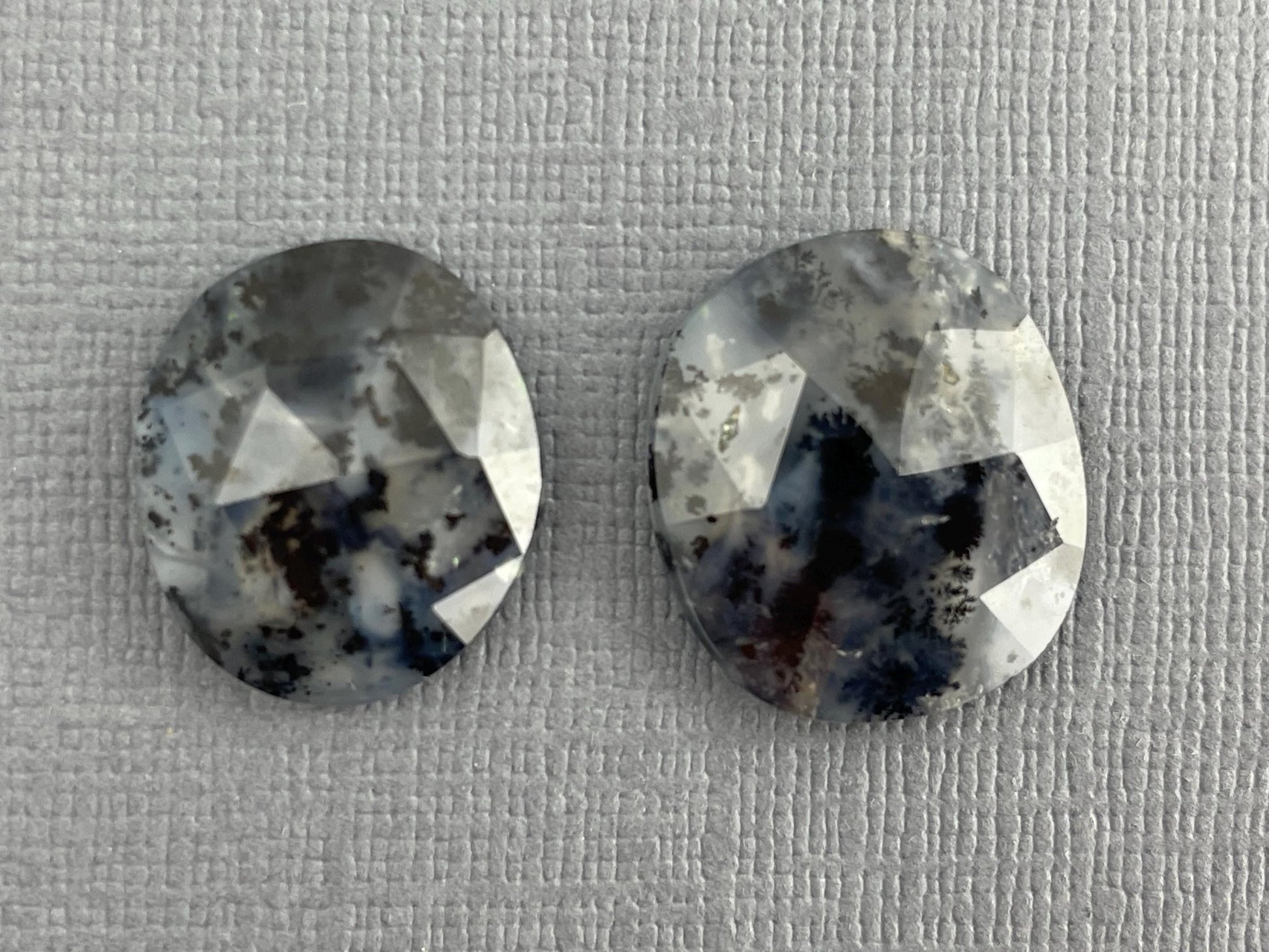 Dendritic Opal Rose Cut Lot | Gemstone Cabochon | OD102 S2 S3 - Gem Enthusiast