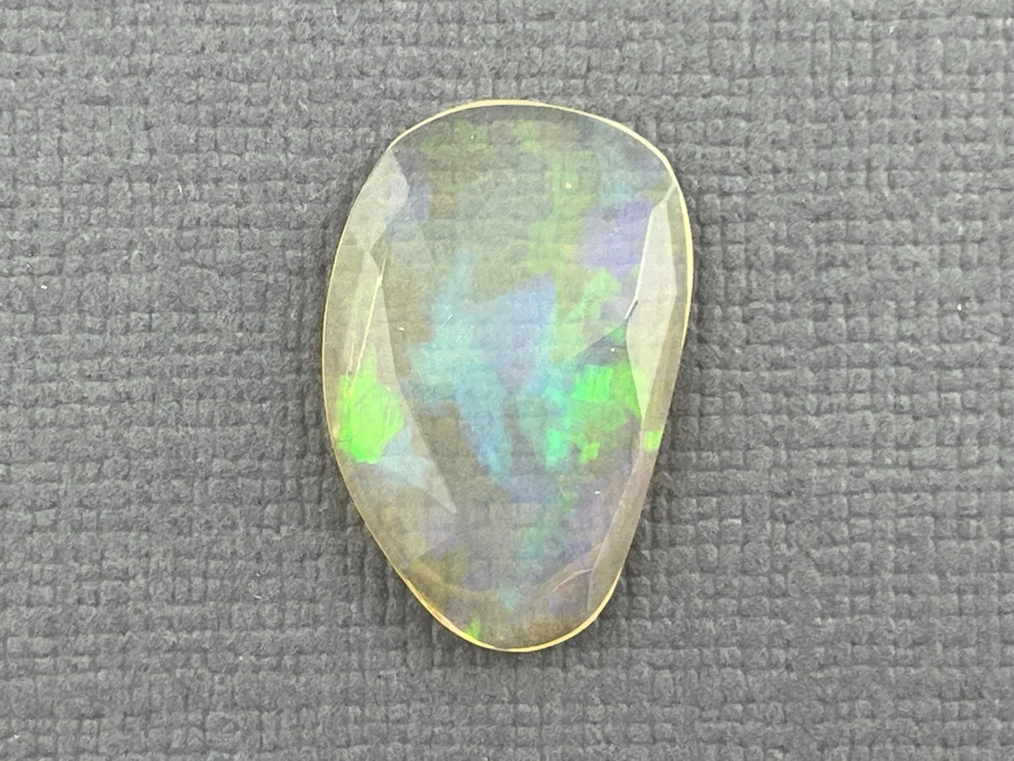 Ethiopian Opal with Fire | 2.55 carats | 17x11 mm | Rose Cut Gemstone | OP469 - Opal - Gem Enthusiast