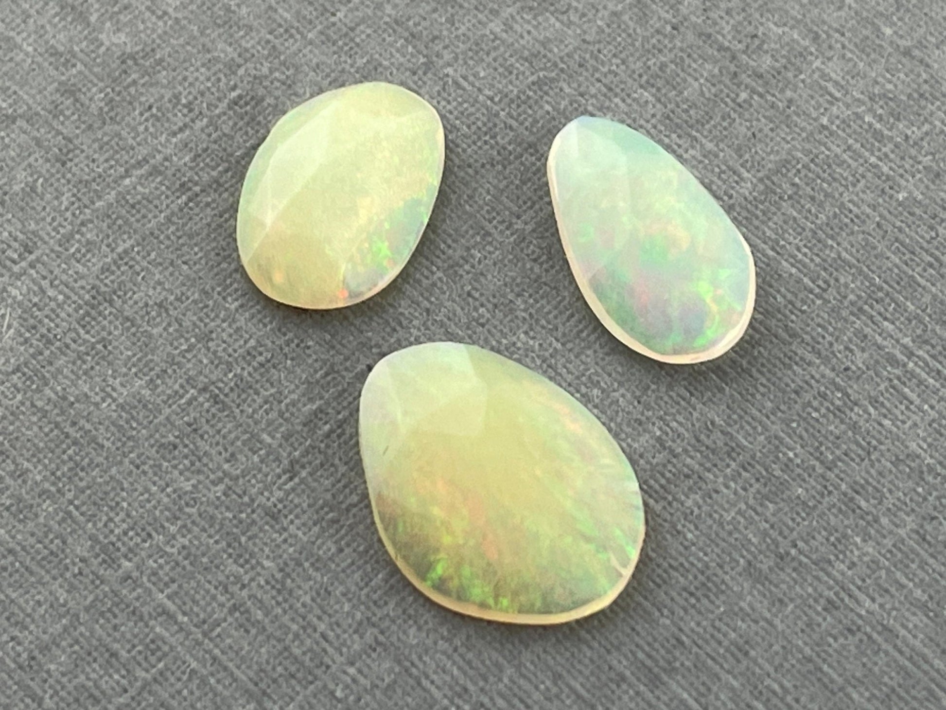 Ethiopian Opals with Fire Lot | Rose Cut Gemstone | 2.46 carats | OP423 - Opal - Gem Enthusiast