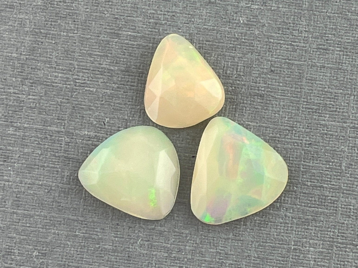 Ethiopian Opals with Fire | Rose Cut Gemstone Lot | 3.31 carats | OP422 - Opal - Gem Enthusiast