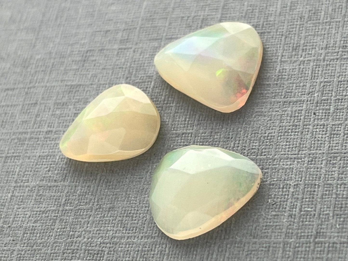 Ethiopian Opals with Fire | Rose Cut Gemstone Lot | 3.31 carats | OP422 - Opal - Gem Enthusiast