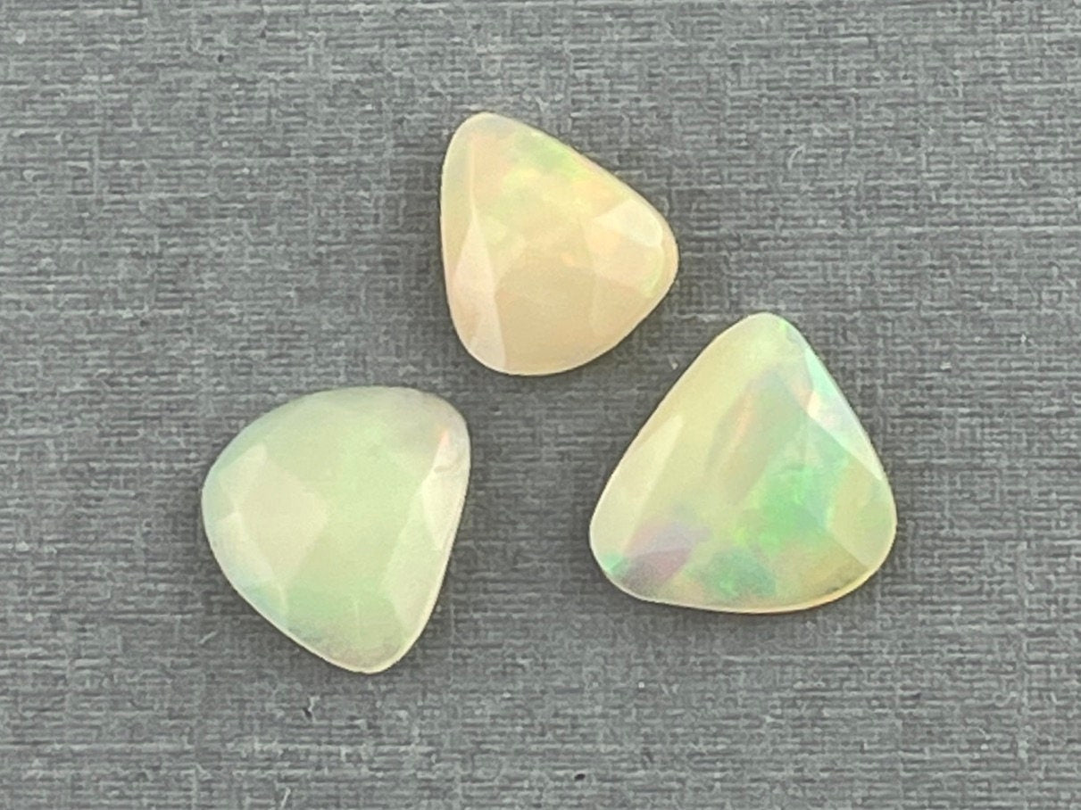 Ethiopian Opals with Fire | Rose Cut Gemstone Lot | 3.31 carats | OP422 - Opal - Gem Enthusiast