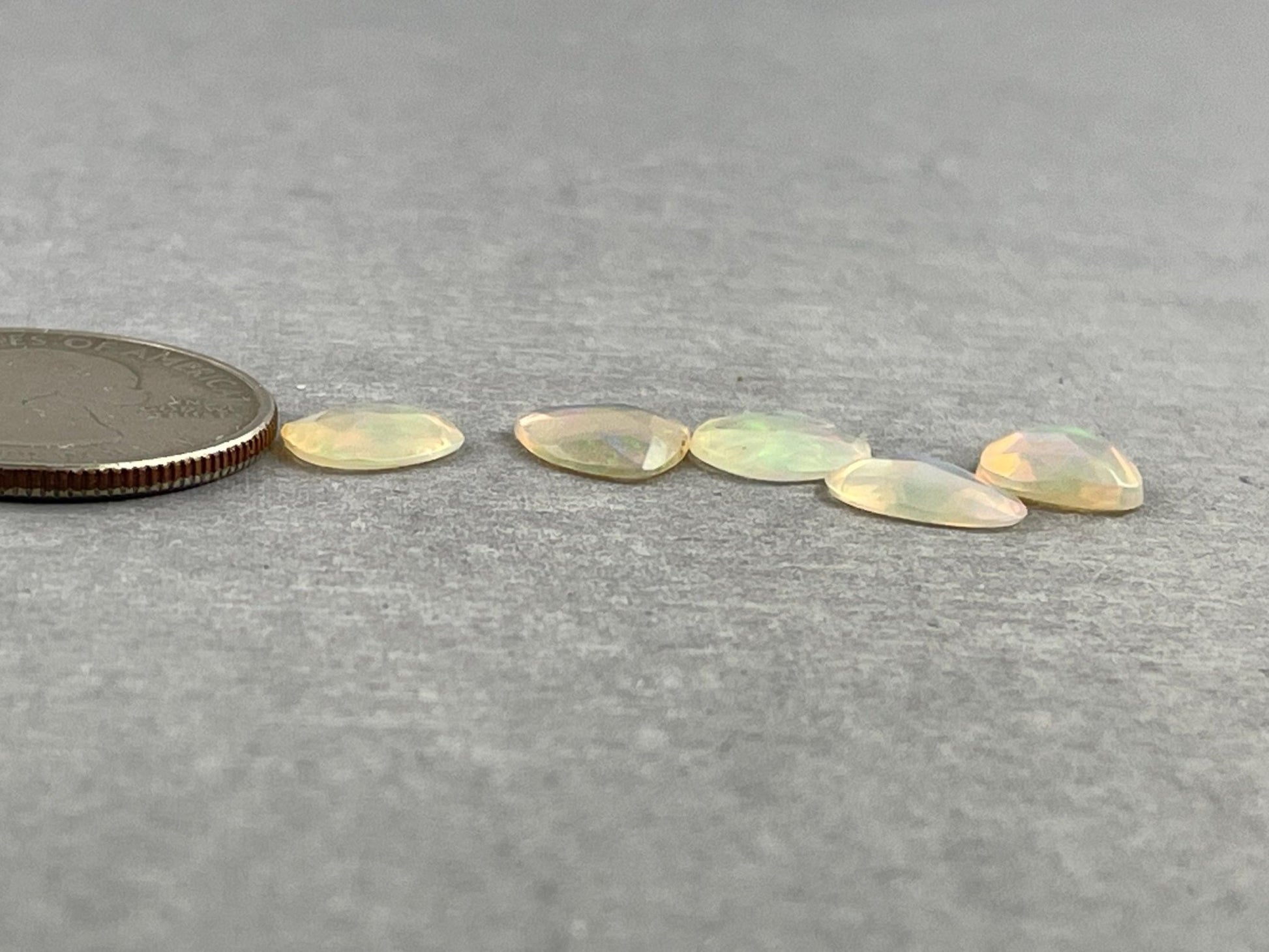Ethiopian Opals with Fire | Rose Cut Gemstone Lot | 3.75 carats | OP478 - Opal - Gem Enthusiast