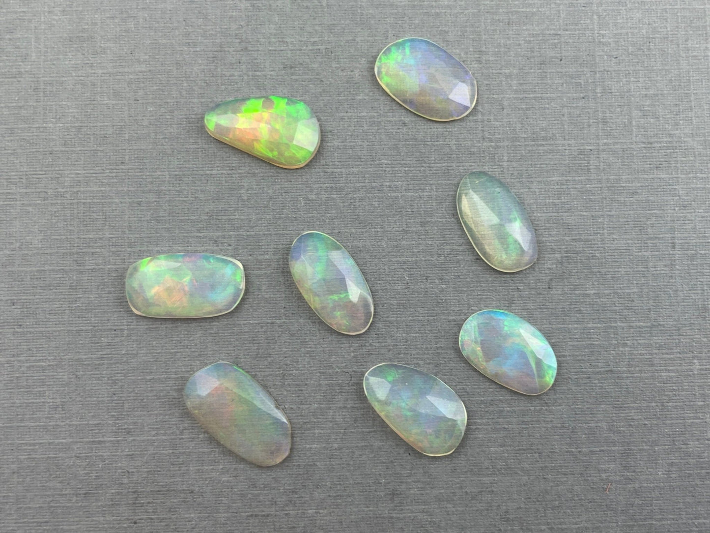 Ethiopian Opals with Fire | Rose Cut Gemstone Lot | 8 carats | OP467 - Opal - Gem Enthusiast