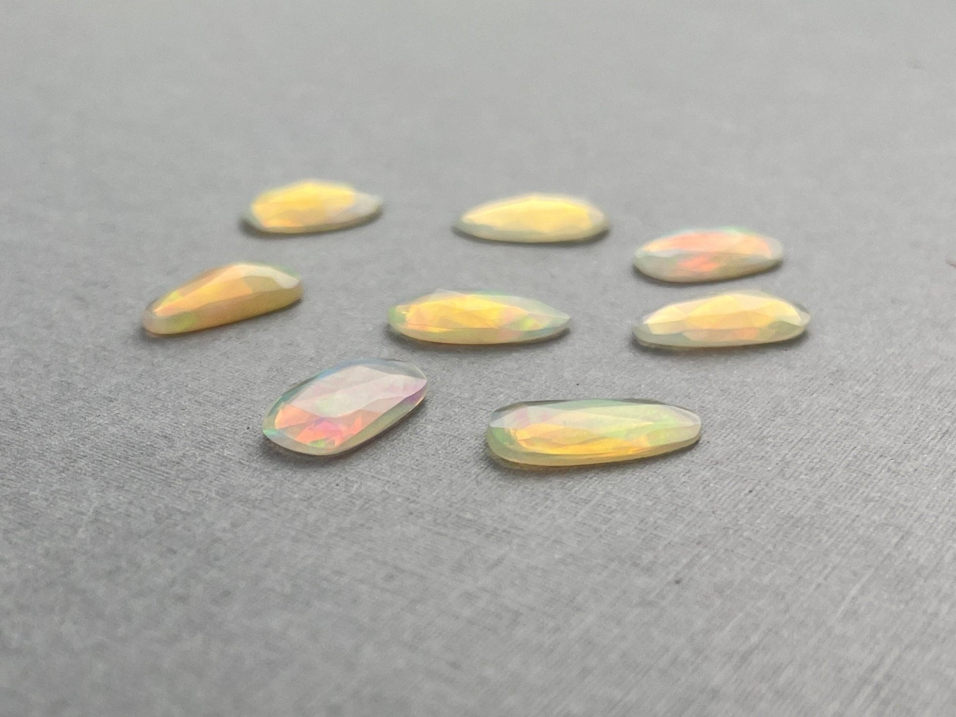 Ethiopian Opals with Fire | Rose Cut Gemstone Lot | 8 carats | OP467 - Opal - Gem Enthusiast