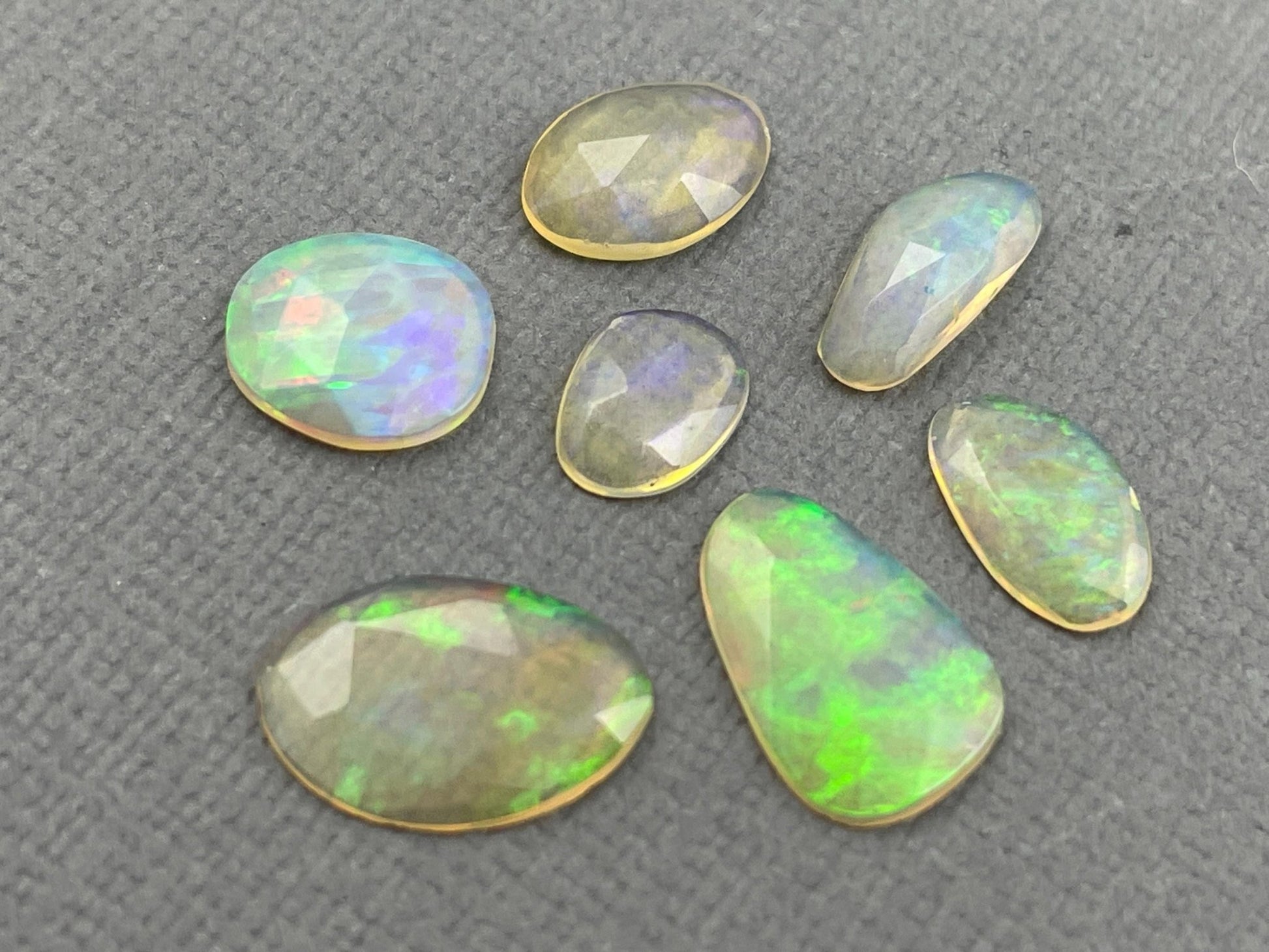 Ethiopian Opals with Fire | Rose Cut Natural Gemstone Lot | 3.9 carats | OP479 - Gem Enthusiast