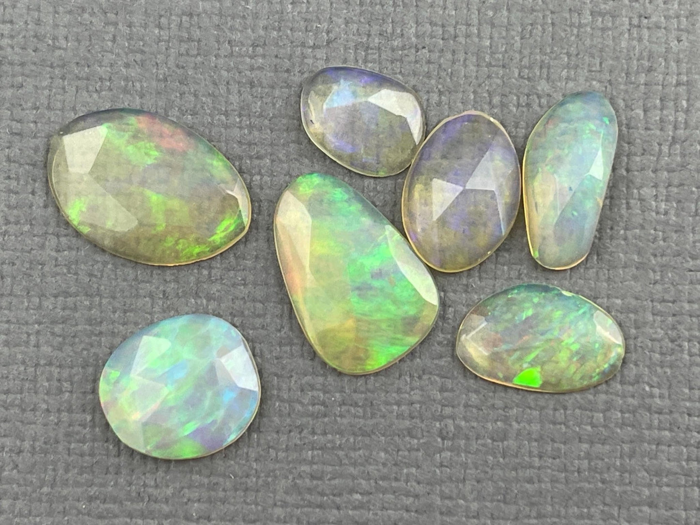 Ethiopian Opals with Fire | Rose Cut Natural Gemstone Lot | 3.9 carats | OP479 - Gem Enthusiast