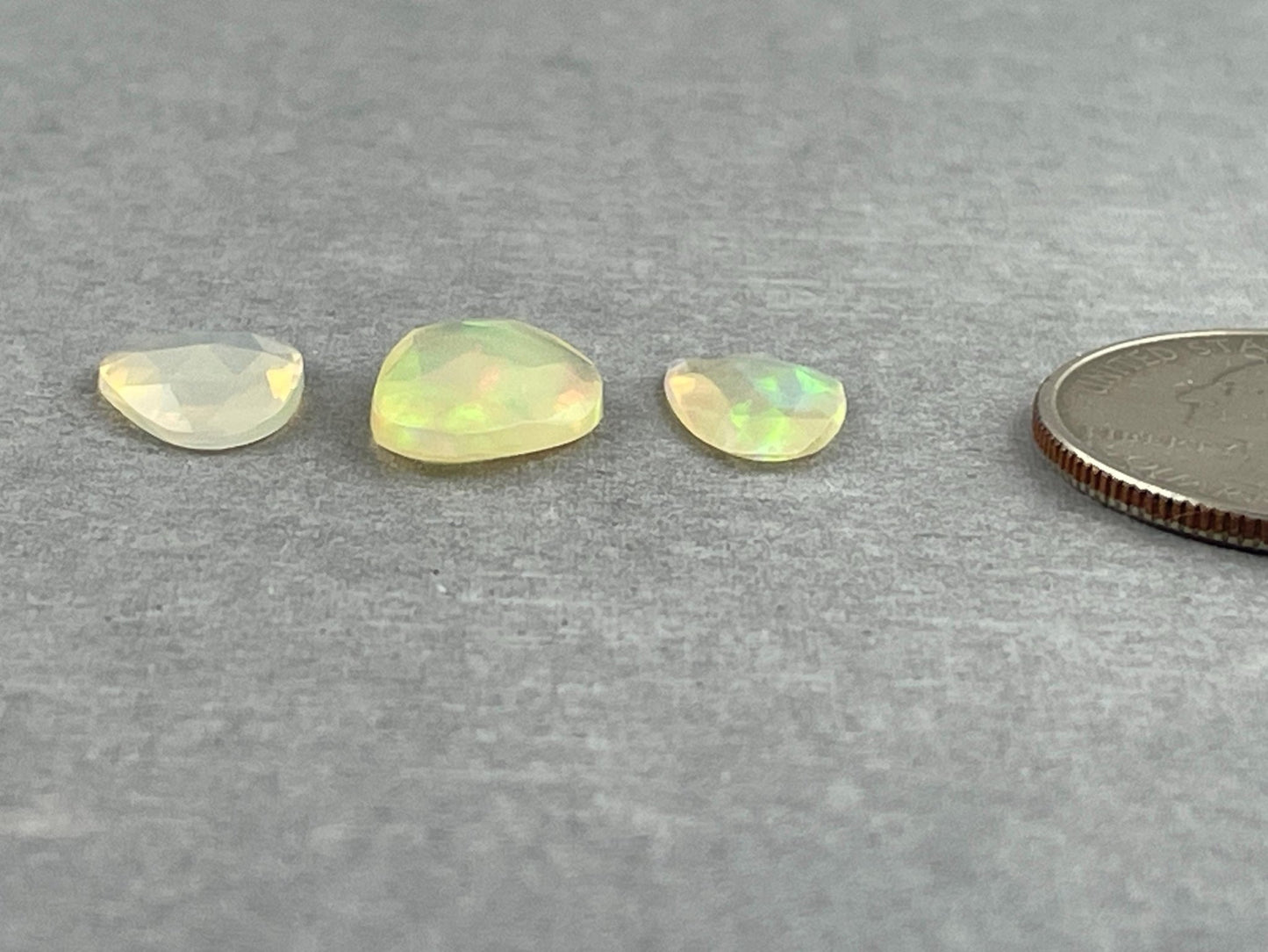 Ethiopian Opals with Fire | Rose Cut Natural Gemstone Lot | 4.12 carats | OP482 - Opal - Gem Enthusiast