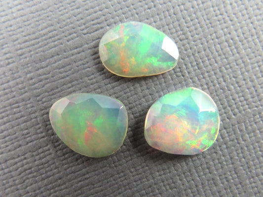 Ethiopian Opals with Fire | Rose Cut Natural Loose Gemstone Lot | 2.54 carats | OP319 - Gem Enthusiast