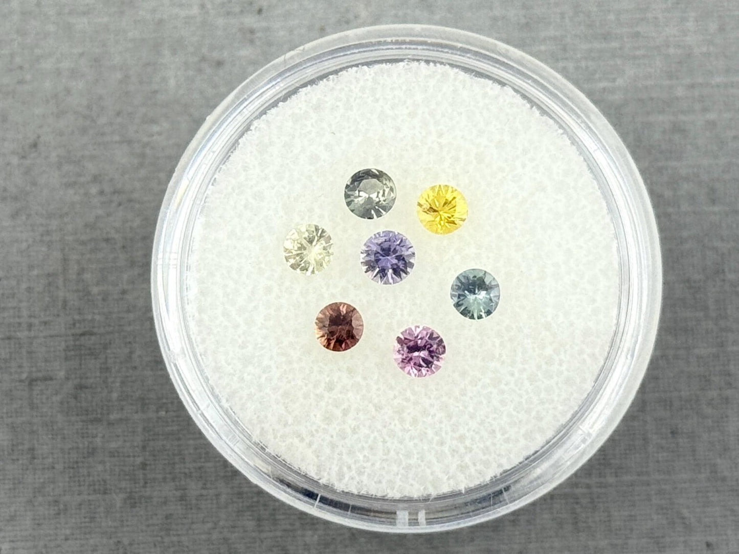 Fancy Sapphire Faceted Lot | 3.3mm | Natural Gemstones | 1 carat | SF126 - Gem Enthusiast