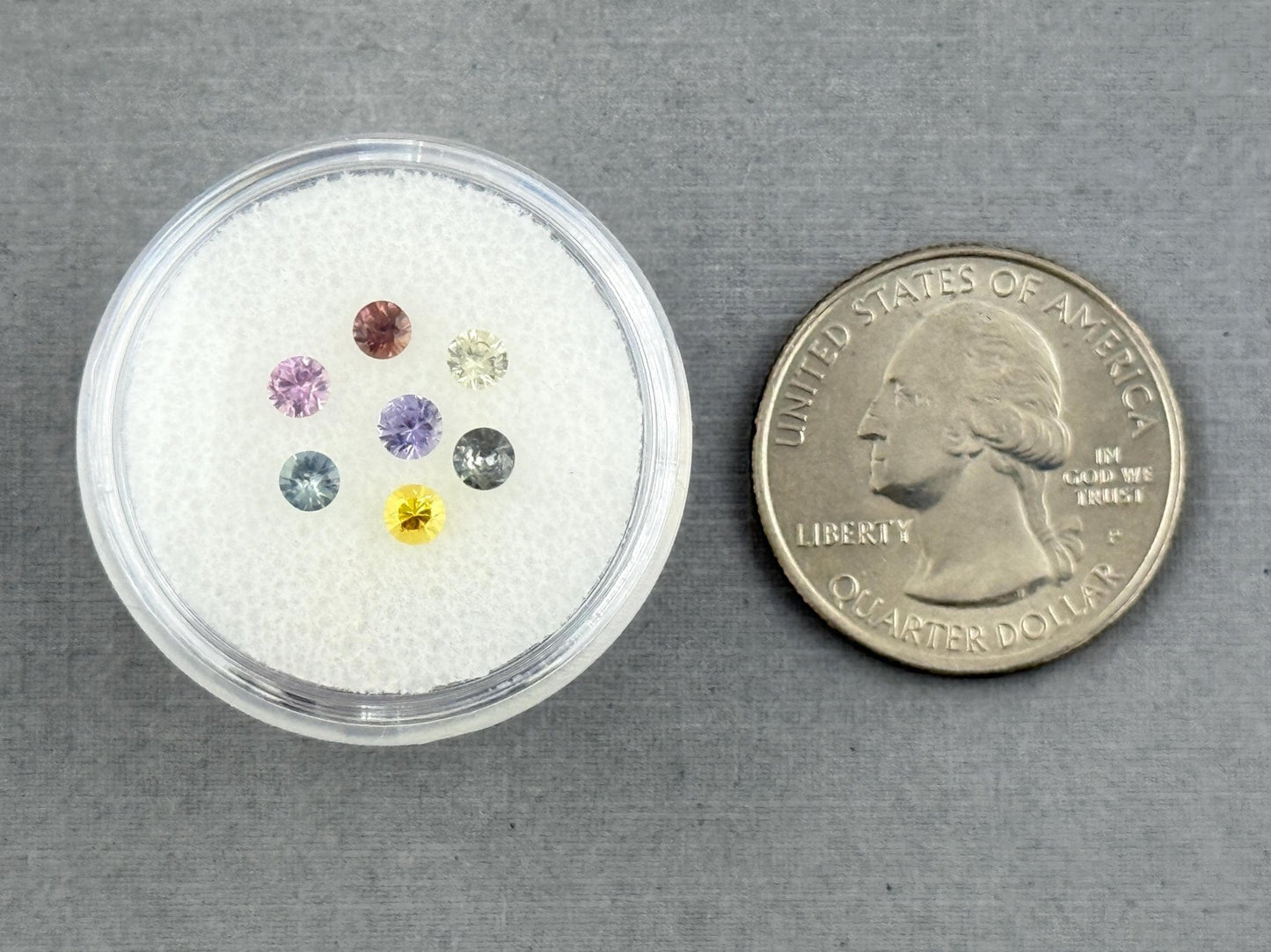 Fancy Sapphire Faceted Lot | 3.3mm | Natural Gemstones | 1 carat | SF126 - Gem Enthusiast