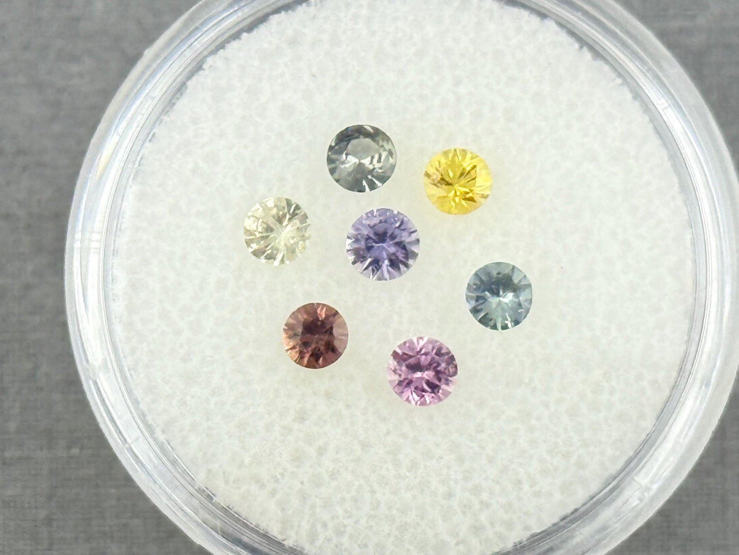 Fancy Sapphire Faceted Lot | 3.3mm | Natural Gemstones | 1 carat | SF126 - Gem Enthusiast