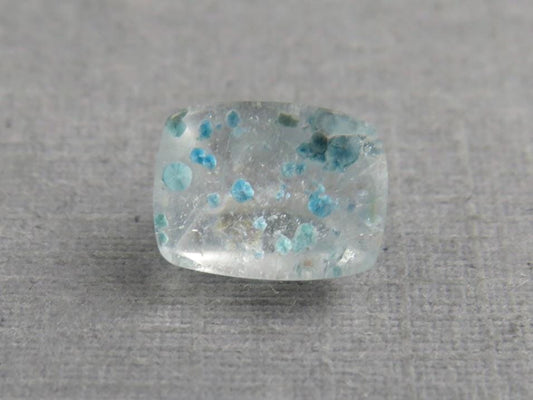 Gilalite in Quartz from Brazil | Rectangular Faceted Gem | 8x6 mm | Natural Gemstone | QU534 - Gem Enthusiast