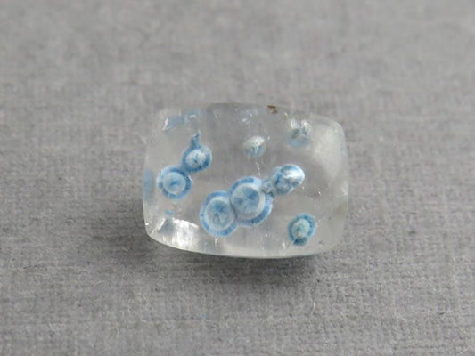 Gilalite in Quartz from Brazil | Rectangular Faceted Gem | 9x7 mm | Natural Gemstone | QU535 - Gem Enthusiast