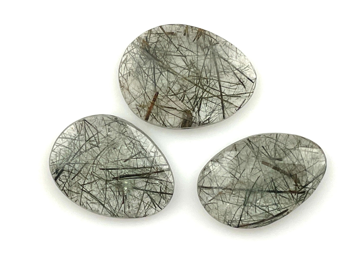 Green Rutile Quartz Lot | 13 carats | Rose Cut Natural Loose Gemstone | QU336 - Gem Enthusiast