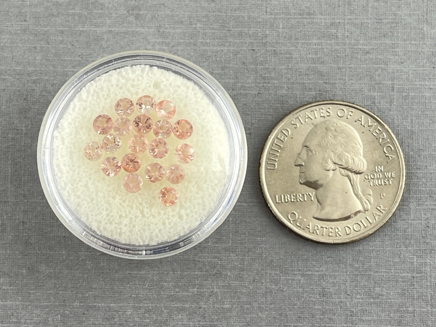 10 or 20 Stones - 3mm Oregon Sunstones Faceted Round Gemstones - Oregon Sunstone, Orthoclase Feldspar - GemEnthusiast
