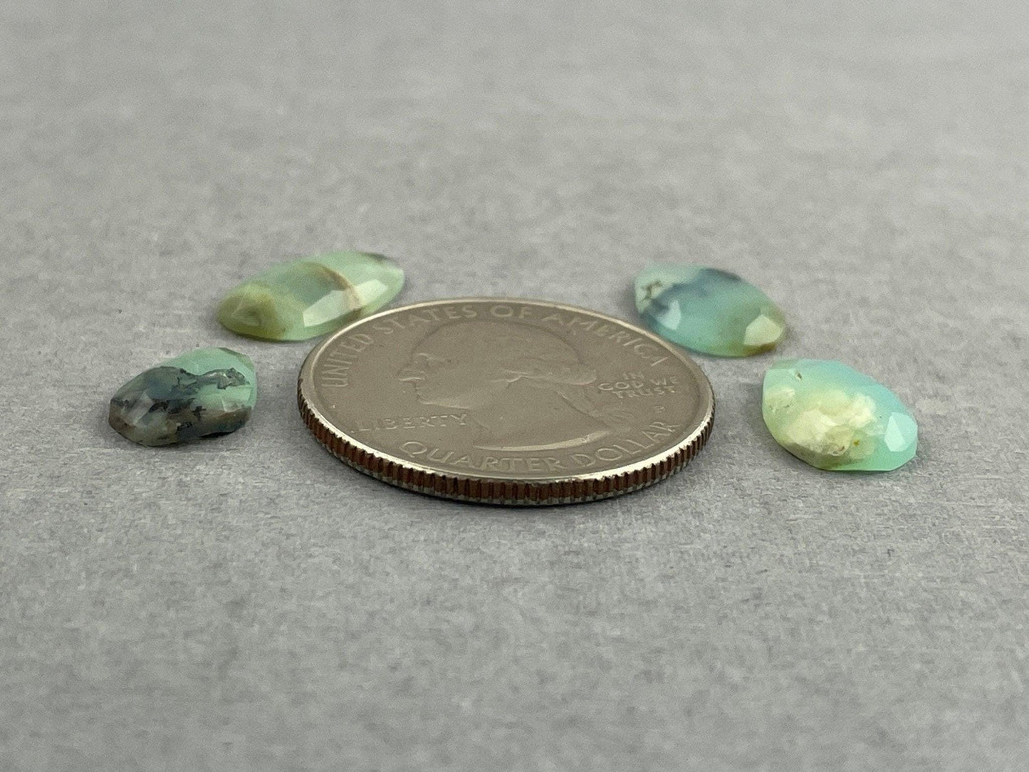 Peruvian Opal Rose Cut Pear Lot | Natural Gemstone from Peru | 5.74 carats | PO414 - - GemEnthusiast