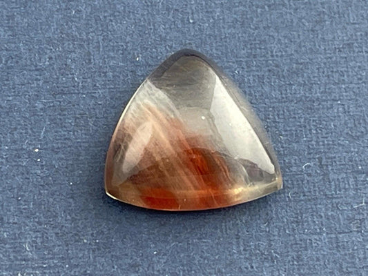 Bicolor Oregon Sunstone | 12mm Triangle Cabochon | Natural American Gemstone | OSC275 - Oregon Sunstone - GemEnthusiast