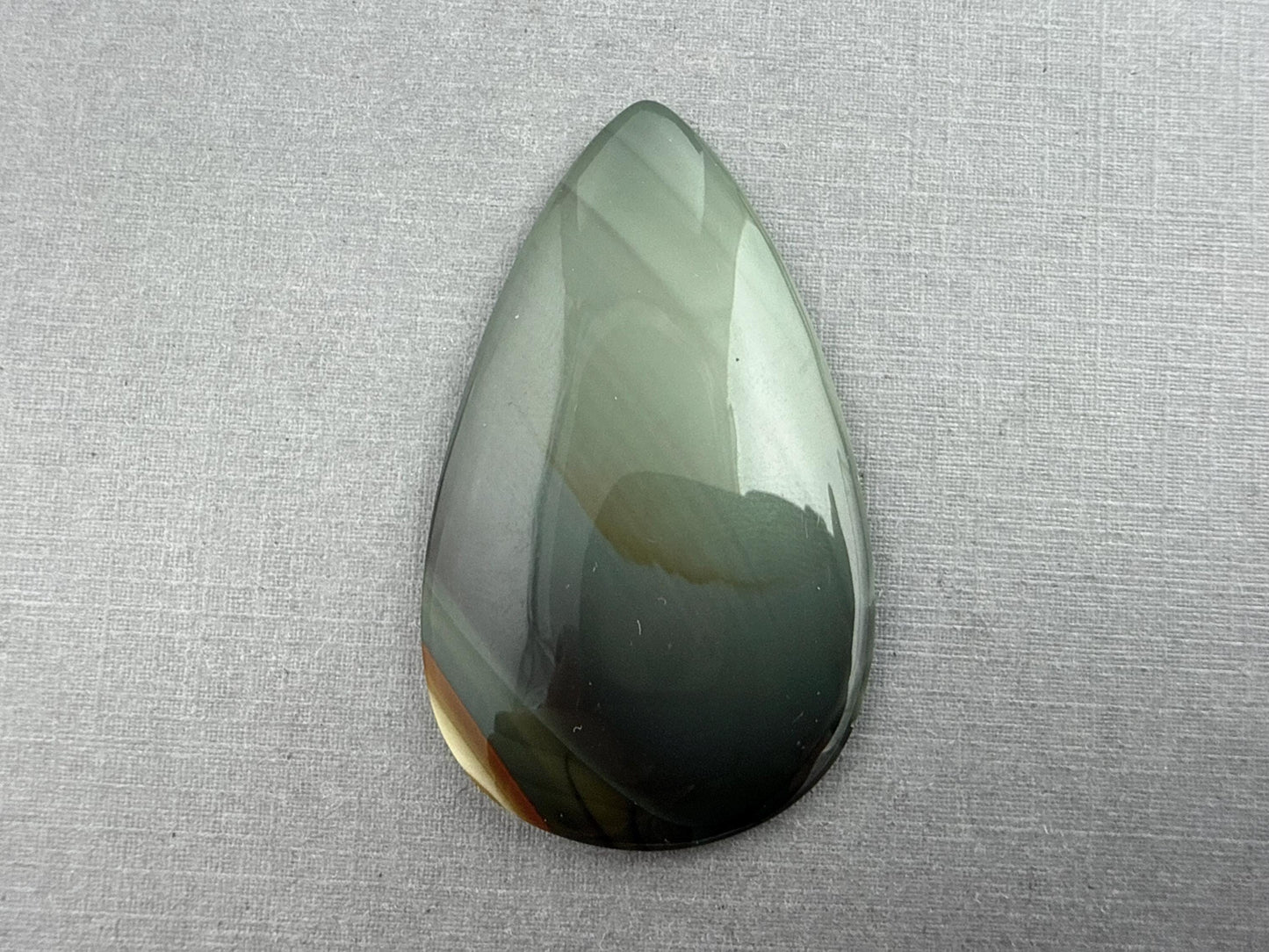 Large Blue Mountain Jasper Cabochon | Oregon Gemstone | Mined in the USA | JS325 - Blue Mountain Jasper, Oregon Gemstone - GemEnthusiast